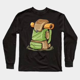 Backpack For Hiking And Camping Long Sleeve T-Shirt